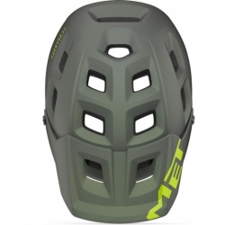MET Terranova casca S (52-56cm) gray lime/matt
