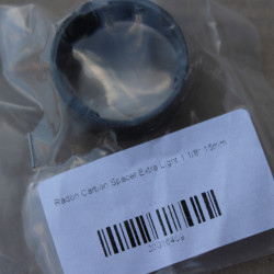 Radon carbon Extralight Spacer 1.1/8" negru 15mm - Img 2