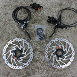 Shimano BR-MT200 set complet 850/1450 + Discuri203/203mm - Img 4