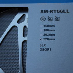 Shimano SM-RT66LL SLX - 220mm disc rotor
