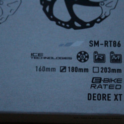 Shimano SM-RT86 XT Ice Technology - 180mm disc rotor