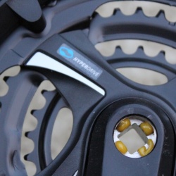 Shimano TOURNEY FC-TX801 Protectie 8-vit. angrenaj ax patrat 48/38/28T. - Img 5