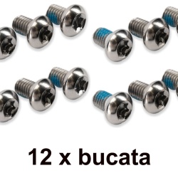 Acid cy Bube - Torx set 12buc. - suruburi disc - otel inoxidabil