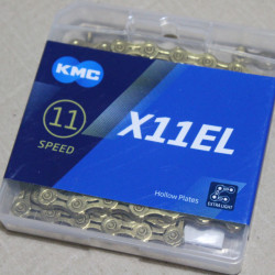 KMC X11EL Ti-N + quick link 118L hollow - lant bicicleta - Img 3