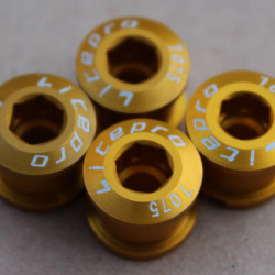 Litepro Superlight CNC - set surub placi angrenaj 1 foaie - auriu