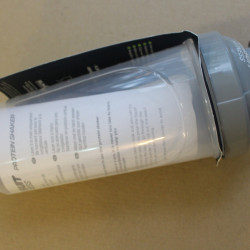 Pursuit Fitness 700ml proteina Shaker Sticla - Gri - Img 3