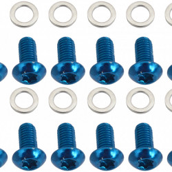 Quaxar Torx set 12buc. - suruburi disc - albastru