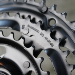 Shimano TOURNEY FC-TY301 3x6/7/8vit. patrat 48/38/28 - negru 175mm - Img 2