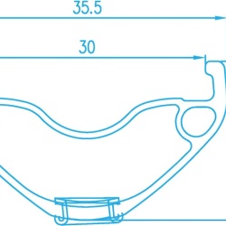 Alexrims EX30 29 inch SV Disc janta - Cube Edition - Img 2