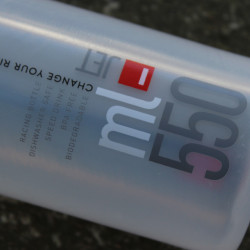 Elite Jet bidon - 550ml rosu-transparent - Img 3
