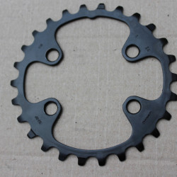 Foaie Shimano 26T M - 64BCD A-simetric negru + suruburi