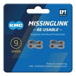 KMC MissingLink 9R EPT Chain Connector - 9-viteza - 2 buc. - Img 2