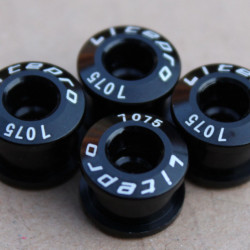 Litepro Superlight CNC - set surub placi angrenaj 1 foaie - negru