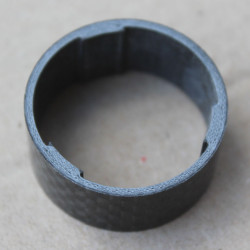 Radon carbon Extralight Spacer 1.1/8" negru 15mm - Img 4