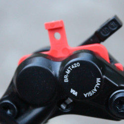 Shimano MT420 4-piston disc frane set complet + adaptoare IS J-Kit - Img 6