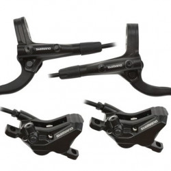 Shimano MT420 4-piston disc frane set complet + adaptoare IS J-Kit