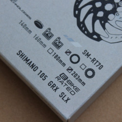 Shimano SM-RT70-L SLX IceTech Centerlock - 203mm disc rotor - Img 8