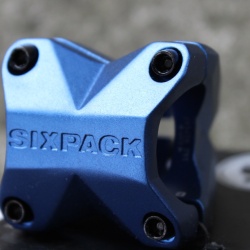 Sixpack Racing Kamikaze 31.8mm - Albastru - pipa bicicleta - Img 7