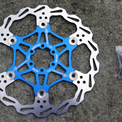 Snail Floating CNC 2-piece Disc Rotor - 203mm albastru