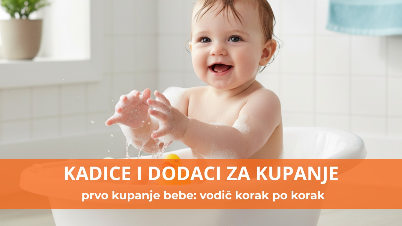 Prvo kupanje bebe: Kompletan vodič za roditelje (korak po korak)