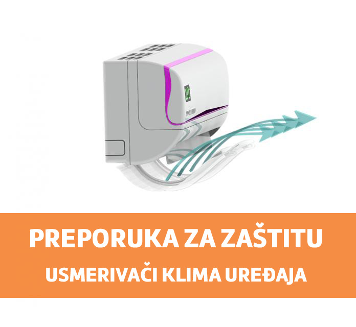 Zaštitite se od direktnog duvanja klima uređaja