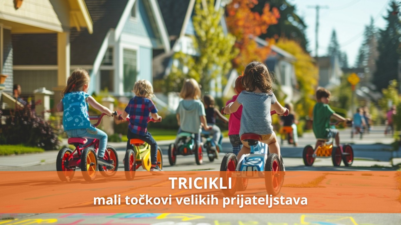 Mali točkovi velikih prijateljstava: Kako tricikl podstiče socijalizaciju kod dece