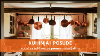 Kako pravilno čistiti i održavati posuđe prema materijalu