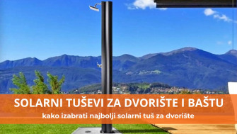 Vodič za kupovinu: Kako izabrati najbolji solarni tuš za dvorište