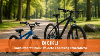 Vodič za kupovinu: kako izabrati bicikl za dete i odraslog rekreativca