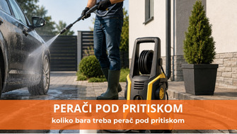 Koliko bara treba perač pod pritiskom? Vodič za auto, terasu, fasadu i dvorište
