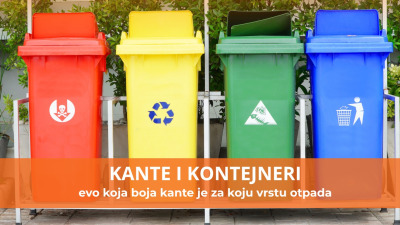 Sve više domaćinstava odvaja otpad – evo koja boja kante je za šta