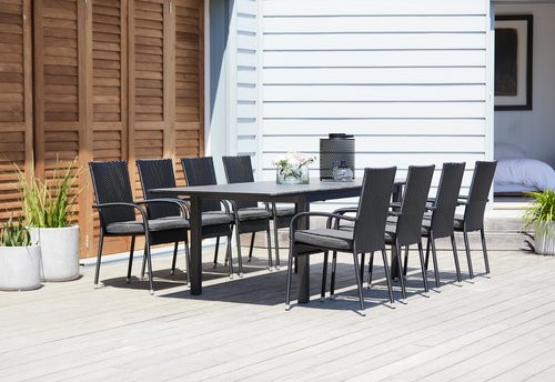 Baštenska stolica crna Kupite na