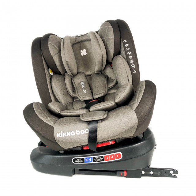 Seggiolino auto 0-1-2-3 (0-36 kg) Rhino Isofix Grey 