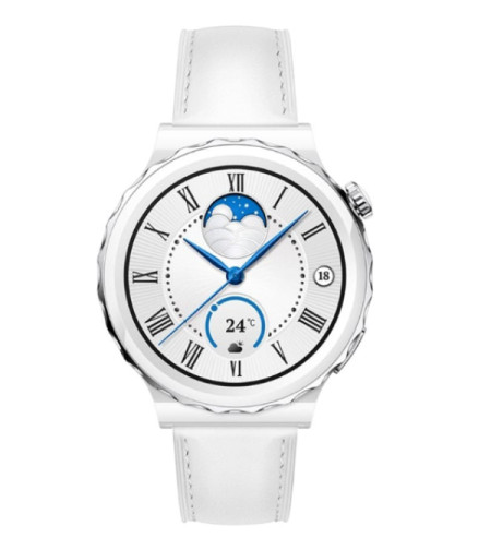 huawei watch gt 3 pro white leather