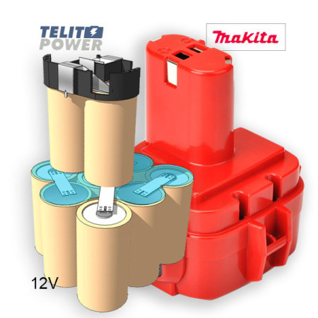 Makita 12v battery -Replacement Makita 1200/ 1201/ 1201A / 1220/ 1222/  1233/ 1235/ 192681-5/ 192698-2/ 192698-8/ 192598-2/ 193157-5/ 193681-6/  638347-8-2. 