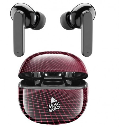 Cellular line music sound, tws bežične slušalice, crvena 496185