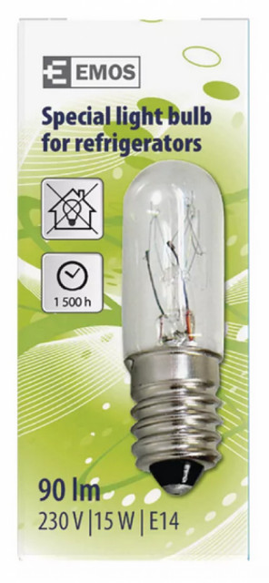 Nedis FFBUE1415W1 - Ampoule pour réfrigérateur T22 E14/15W/230V