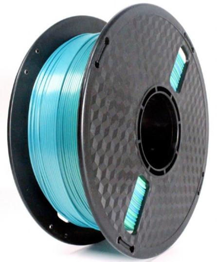 3DP-PLA-SK-01-BG PLA Svilenkasti duga Filament za 3D stampac 1.75mm, kotur 1KG blue/green