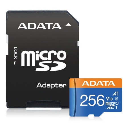 A-Data micro sdxc256gbuhs-i class10a1-retail w/1 adapter ( 068997 )