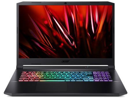 Acer nitro 5 AN517-54 noOS/17.3" FHD IPS/i5-11400H/16GB/512GB SSD/GF RTX 3060-6GB/Baklit/crna laptop ( NH.QF7EX.00M )