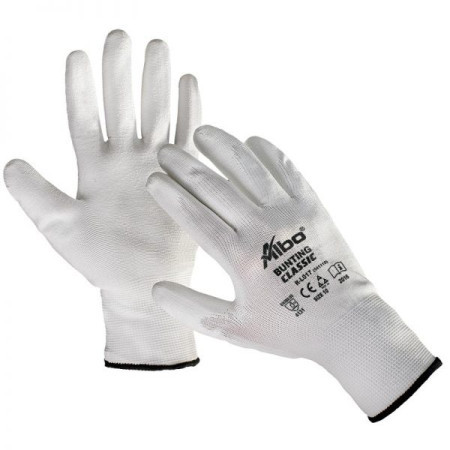 Albo Bunting classic white bl zaštitne rukavice, pu, bele veličina 8 ( 1010410253601080 )