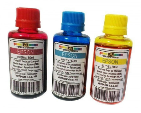 American Inkjet mastilo za Epson 69ECY 69EMA 69EYE ( 30E/Z ) - Img 1