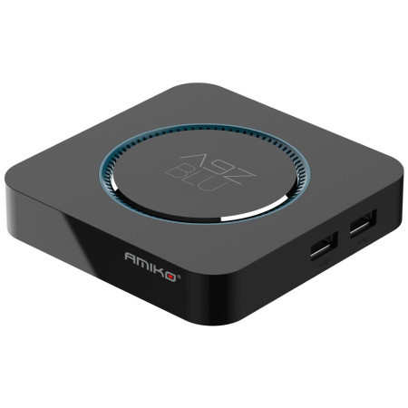 Amiko prijenik IPTV, android OS, 2/16GB, 4K, 2.4/5 GHz WiFi - A9Z blue