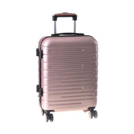 Amsterdam Lux, kofer, ručni, ABS, zlatna roze ( 100052 )