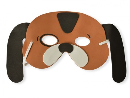 Animal masky, maska od eva pene, pas, 14.5 x 26.4cm ( 137975 ) - Img 1