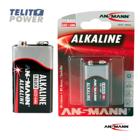 Ansmann alkalna baterija RED 9V 6LF22 / E-Block ( 4052 )