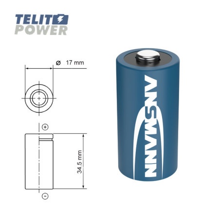 Ansmann CR123A 3V 1375mAh Litijum  ( 4453 )-1