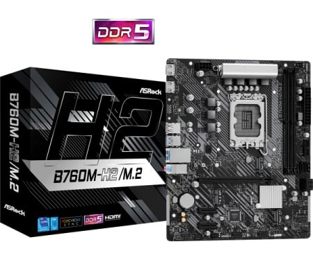 ASRock b760m-h2/m.2 ddr5 mb s1700