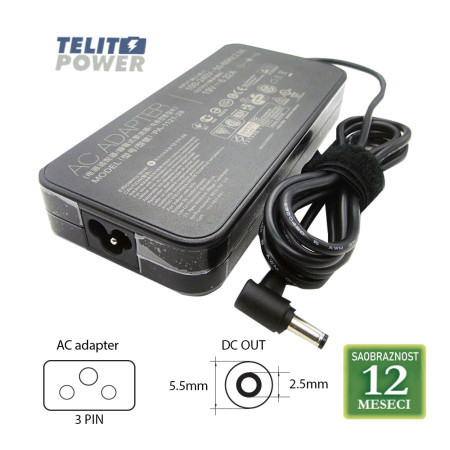 Asus 19.5V-6.32A ( 5.5 * 2.5 ) PA-1121-28 120W laptop adapter ( 3060 ) - Img 1