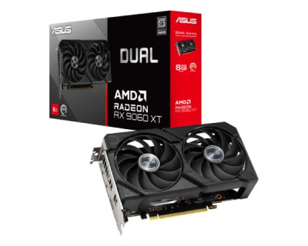 Asus rx 9060 xt dual 8gb/gddr6/128bit/crna, dual-rx9060xt-8g svga